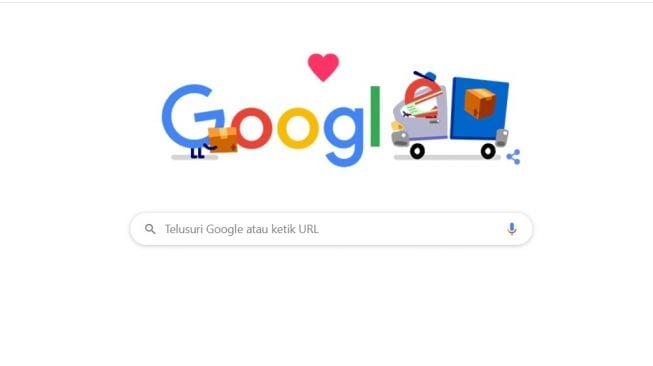 Ucapan Terima Kasih Google Doodle pada Kurir Pengirim Barang