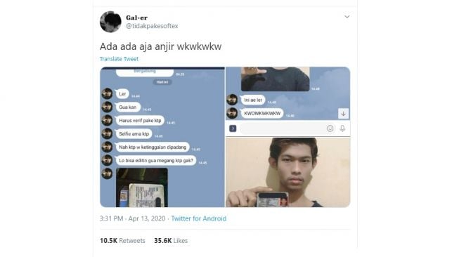 Kemampuan edit foto tingkat dewa. [Twitter]