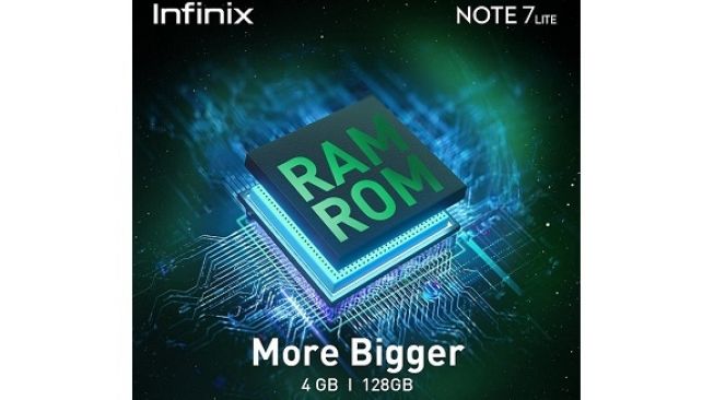 Infinix Note 7 Lite Resmi Rilis, Memori Lega dengan Harga Terjangkau!