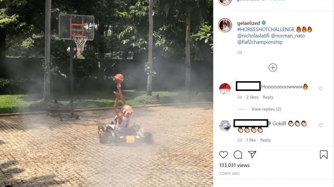 Cara Sean Gelael Isi Kegiatan selama di rumah (Instagram-gelaelized)