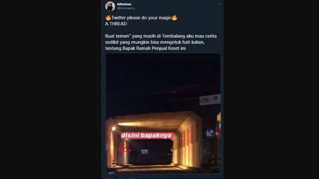 Viral Kisah Penjual Keset di Terowongan Tol Tirto Semarang