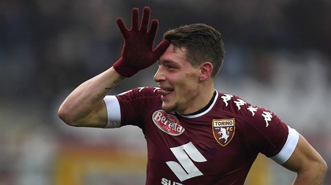 Penyerang andalan Torino, Andrea Belotti. [Laman resmi Torino]