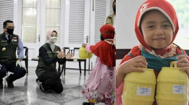 Serahkan Seluruh Tabungan ke Kang Emil, Anak Petani: Buat Beli Masker