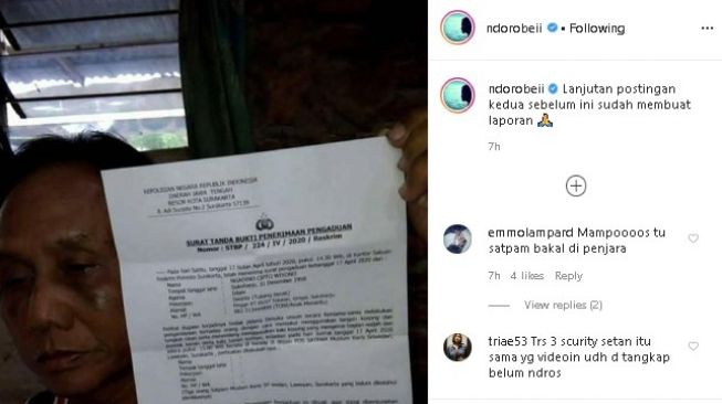 Tukang becak dituduh mencuri sampai digebuki satpam. (Instagram/@ndorobeii)