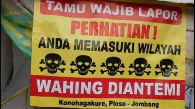 Tahan dulu yak bersin kalian , kalau masuk daerah sini (Facebook-Agus Putu Pranayoga)