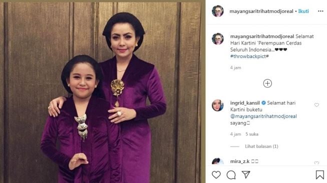 Deretan selebritis yang merayakan Hari Kartini [Instagram]