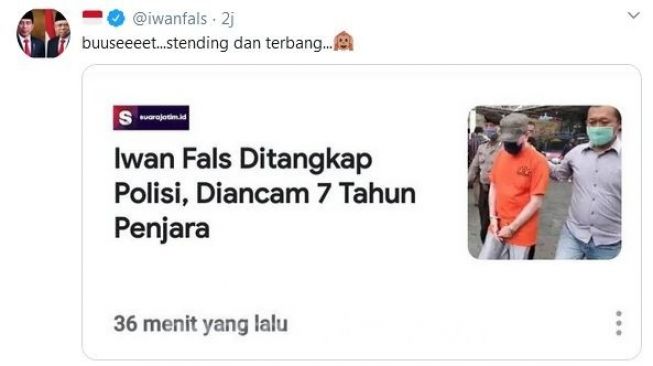 Iwan Fals Tanggapi Berita Suara.com: Buset, Standing dan Terbang