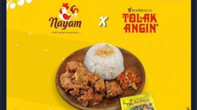 Viral Nasi Ayam Saus Tolak Angin, Netizen: Kaum Macam Apa Lagi Ini?