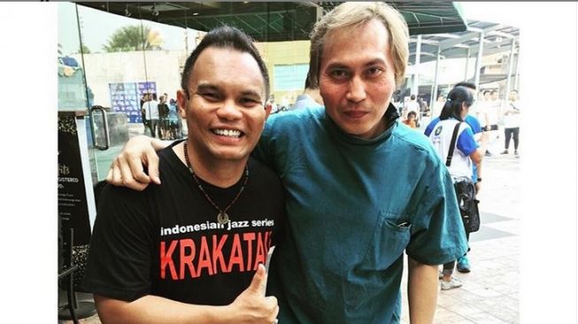 Andy Ayunir bersama Badai eks Kerispatih. [Instagram]