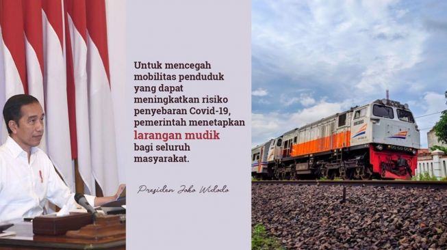 Mudik Dilarang, KAI Batalkan Perjalanan Kereta Jarak Jauh Mulai 24 April