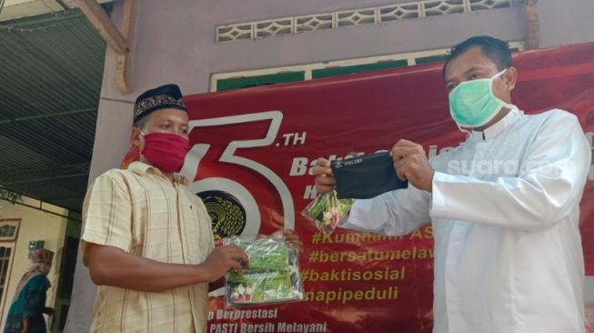 Rutan Kelas II B Bantul Bagi-bagikan Masker Buatan Napi