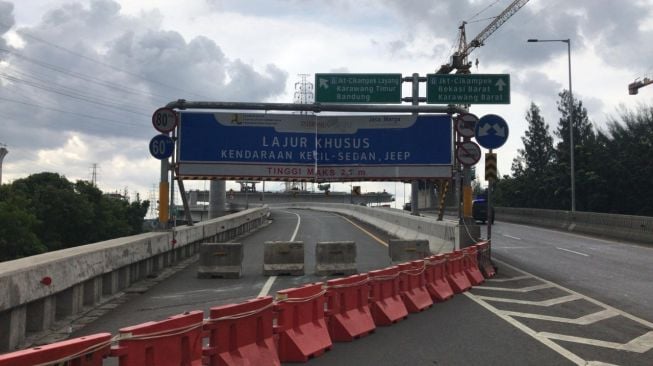 Tol Layang MBZ Jakarta-Cikampek Ditutup Sementara Imbas Padatnya Kendaraan