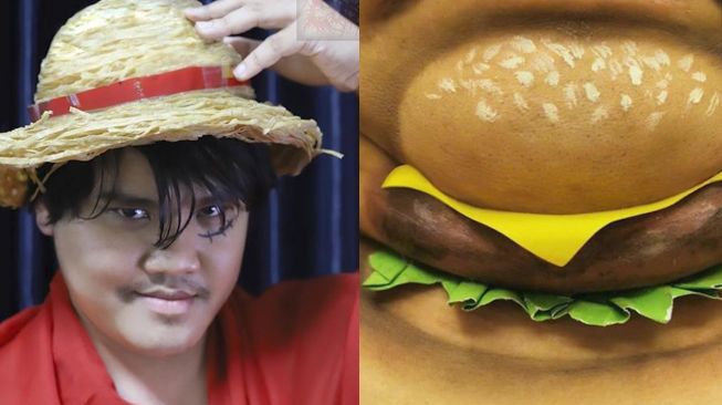 Kreatif! Lelaki Ini Cosplay Jadi Burger