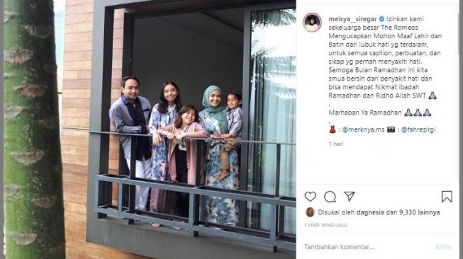 Meisya Siregar. (Instagram/@meisya__siregar)