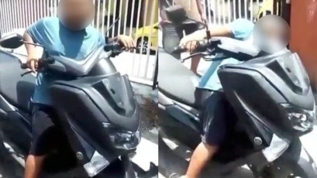 Viral Bocah Pengendara Yamaha Nmax Menangis Takut Pulang, Sebabnya Kocak