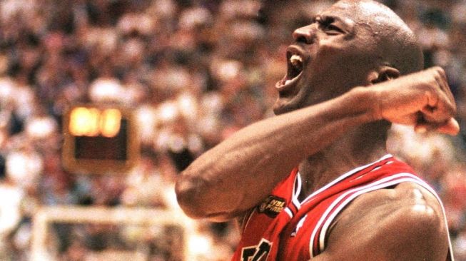 Legenda basket NBA Michael Jordan. [AFP/Robert Sullivan]