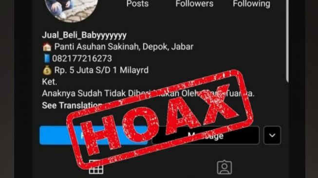 Viral Jual Beli Bayi di Panti Asuhan Kota Depok, Polisi: Hoaks