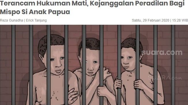 Ungkap Keganjilan Kasus Anak Papua, Suara.com Raih Penghargaan AJI - UNICEF