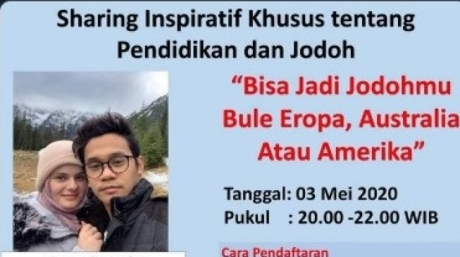 Acara Diskusi Online Dapatkan Jodoh Bule Dikecam, Panitia Minta Maaf