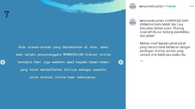 Viral poster diskusi online pendidikan luar negeri untuk dapatkan bule. (Twitter)