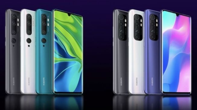 Xiaomi Mi Note 10 Lite Meluncur Siang Ini