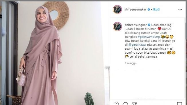 Gaya Hijab Shireen Sungkar. (Instagram/@shireensungkar)