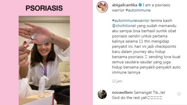 Unggahan Cantika Abigail [Instagram/@abigailcantika]