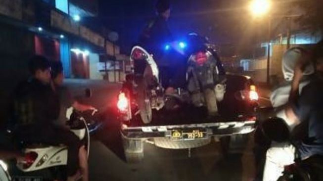 Pembalap Liar di Jalan Bypass Rangkasbitung Kocar-kacir ‘Disergap’ Polisi