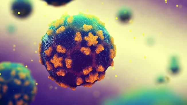 Ilustrasi virus Polio. [Shutterstock]