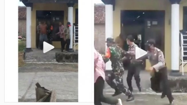 Bertingkah Seperti Monster Pria ini Buat Polisi dan TNI Bertingkah Seperti Monster Pria ini Buat Polisi dan TNI