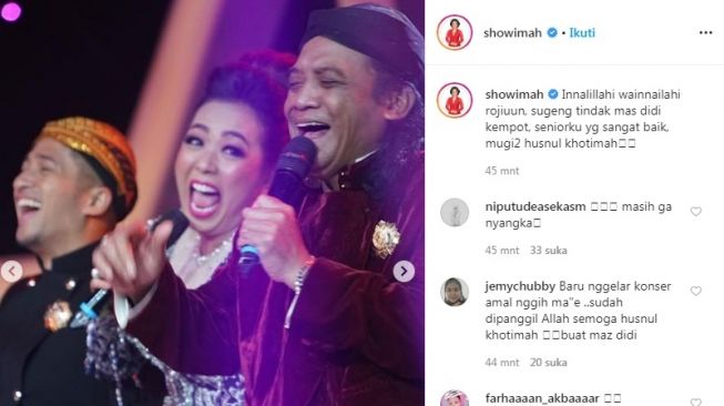 Unggahan Soimah soal Didi Kempot [Instagram/@showimah]