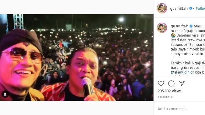Kenangan Gus Miftah, Didi Kempot Sempat Telepon Minta Didoakan Biar Viral