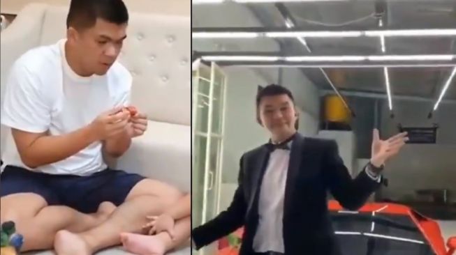 Begini jadinya bapak-bapak ikutan Pass Brush Challene (Twitter-Areloghy)