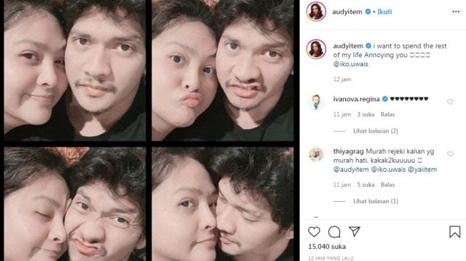 Audy Item dan Iko Uwais [Instagram/@audyitem]