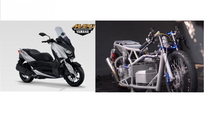 Yamaha XMAX Melawan Takdir, Wajah Berubah Total Jadi Drag Bike