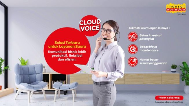 Indosat Ooredoo hadirkan Indosat CloudVoice. [Indosat]