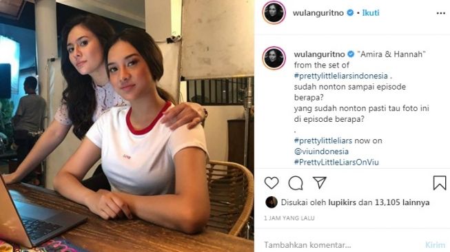 Wulan Guritno dan Anya Geraldine [Instagram/@wulanguritno]