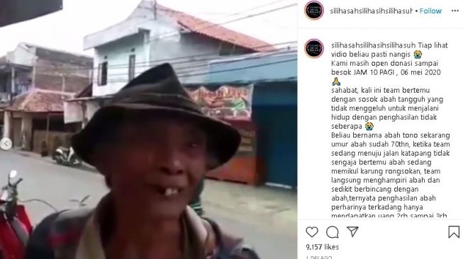 Ternyata Punya Rumah dan Motor, Pemulung Berpenghasian Rp.1500 Minta Maaf