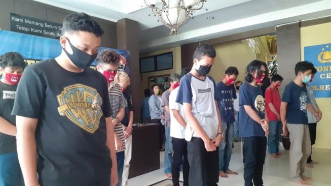 Bawa Sajam Berniat Tawuran, Belasan Pemuda Diamankan Polres Bantul