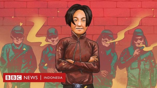 Ilustrasi Cheng Benhua, pejuang Perang Dunia II asal China. [Dok.  BBC]