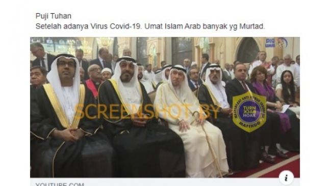 CEK FAKTA: Benarkah Umat Islam di Arab Banyak yang Murtad Gegara Covid-19?