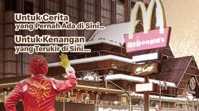 Tersebar Foto Jadul McDonalds Sarinah, Badutnya Serem Banget