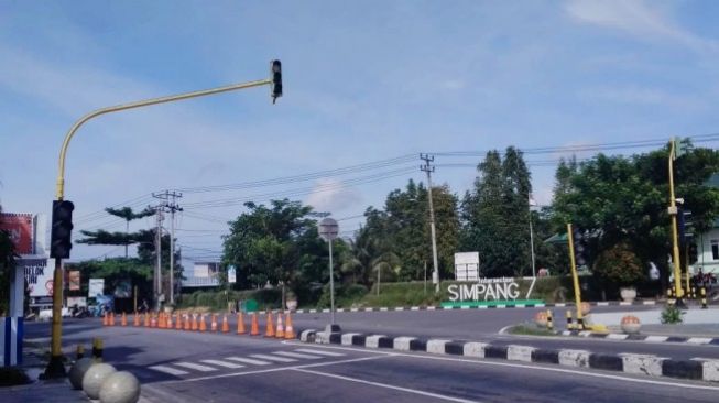 Lampu Lalin Simpang DKT Padam, Ini Penjelasan Dishub Kota Pangkalpinang