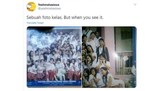 Ada yang Nggak Biasa Pada Foto Kelas Ini, Bisa Temukan Kejanggalannya?