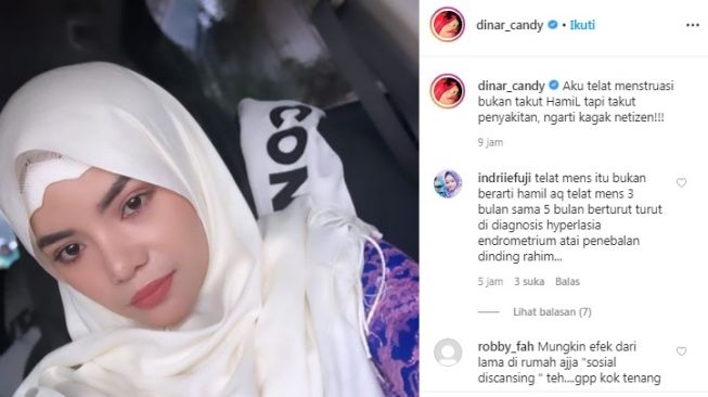 Unggahan Dinar Candy [Instagram/@dinar_candy]