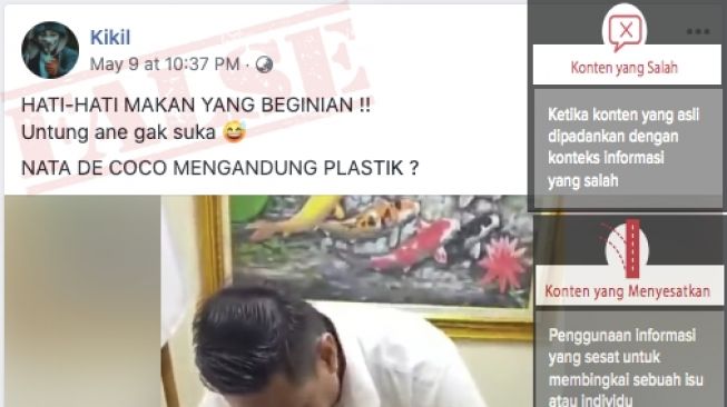 CEK FAKTA: Heboh Beredar Nata De Coco Mengandung Plastik, Benarkah?