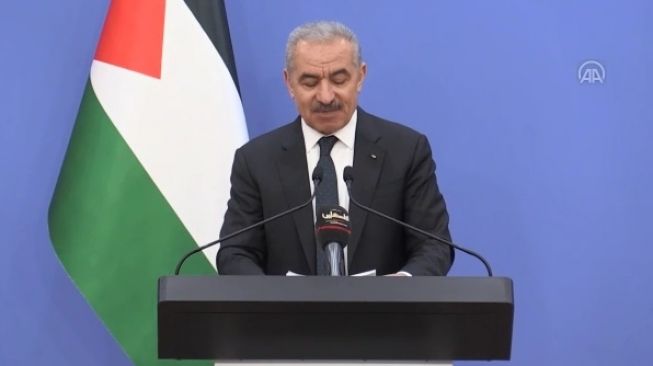 Perdana Menteri Palestina Mohammad Shtayyeh. ( Anadolu Agency)