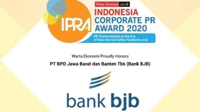 Bank BJB Raih Indonesia Corporate PR Award 2020