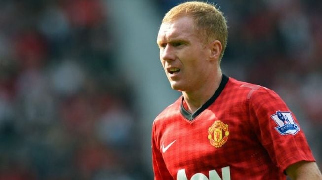 Paul Scholes saat memperkuat Manchester United. (FIFA.com).