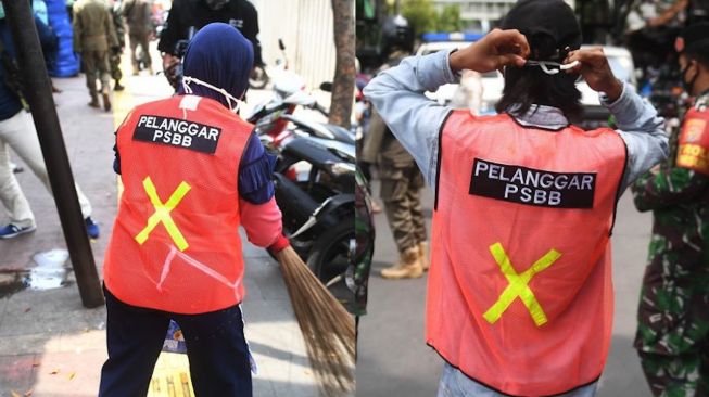 Pelanggaran Masker di Jakarta Melonjak, Uang Denda PSBB Capai Rp 379 Juta